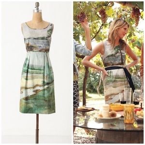 Anthropologie Artist Rendering Dress Size 0